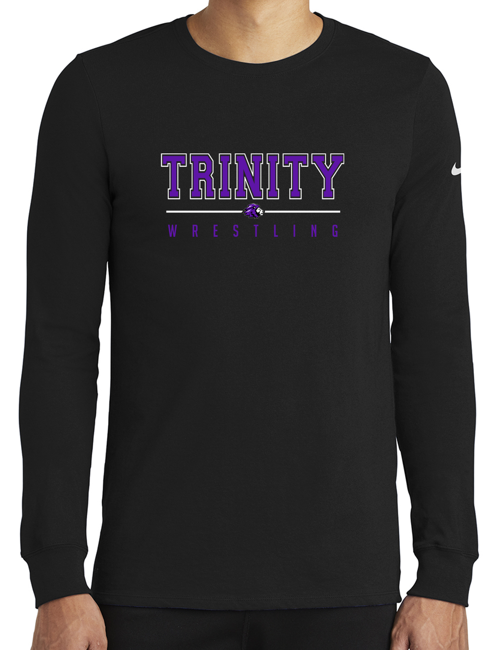トップス heve heve Trinity Sleeve BL Trinity Wrestling Nike Dri Fit T-Shirt/Hoodie Youth & Adult